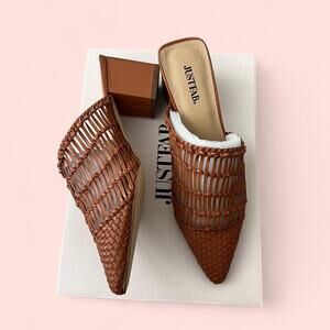 Brand new just fab brown shoes